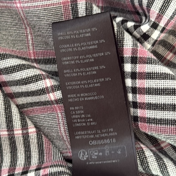 Anthropologie Maeve Plaid Asymmetric Midi Dress - Picture 8 of 9